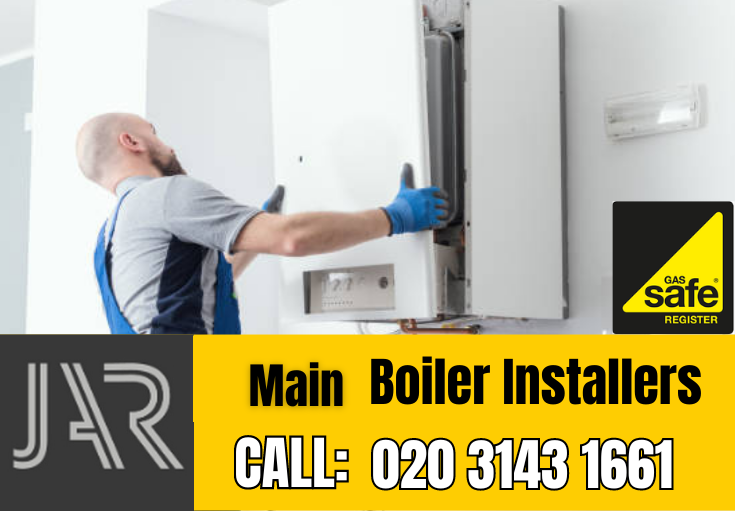 Main boiler installation Neasden